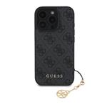 Zadný kryt Guess 4G Charm pre iPhone 16 Pro Max Tone on Tone Grey