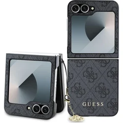 Zadný kryt Guess 4G Charm pre Samsung Galaxy Z Flip 6 Grey
