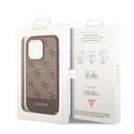 Zadný kryt Guess 4G Stripe pre iPhone 14 Pro Max Brown