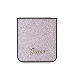 Zadný kryt Guess PC/TPU Glitter Flakes Metal Logo pre Samsung Galaxy Z Flip 6 Pink