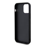 Zadný kryt Guess Sequin Script Logo pre iPhone 12/12 Pro Black