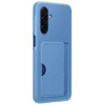 Zadný kryt Samsung s vreckom na kartu pre Galaxy A17 modrý