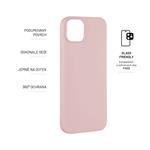 Zadný pogumovaný kryt FIXED Story pre Apple iPhone 14 Plus, ružový