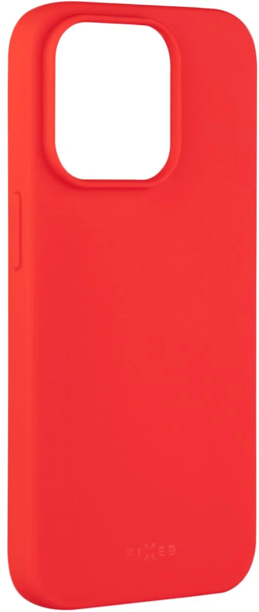 Zadný pogumovaný kryt FIXED Story pre Apple iPhone 14 Pro, červený