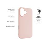 Zadný pogumovaný kryt FIXED Story pre Apple iPhone 17, ružový