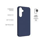 Zadný pogumovaný kryt FIXED Story pre Samsung Galaxy A35 5G, modrý