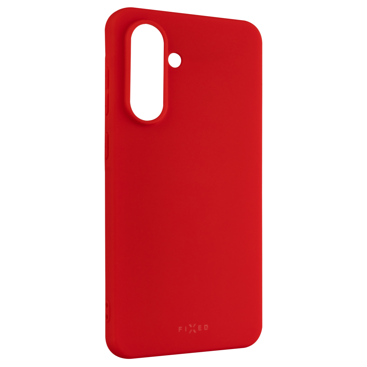 Zadný pogumovaný kryt FIXED Story pre Samsung Galaxy A36 5G, červený