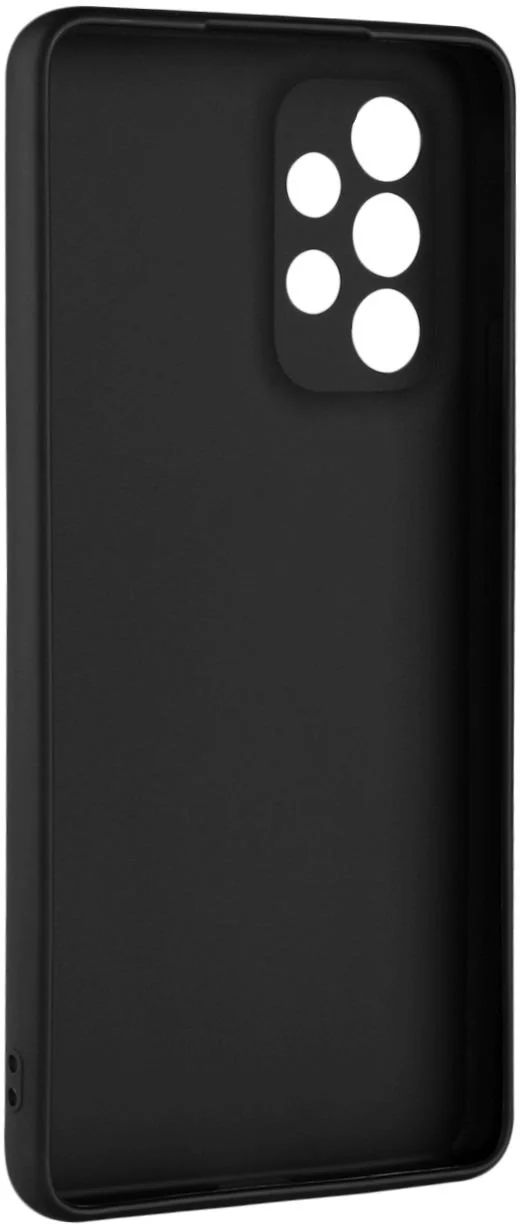 Zadný pogumovaný kryt FIXED Story pre Samsung Galaxy A53 5G, čierny