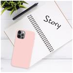 Zadný pogumovaný kryt FIXED Story pre Samsung Galaxy A55 5G, ružový