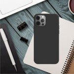 Zadný pogumovaný kryt FIXED Story pre Samsung Galaxy S24, čierny