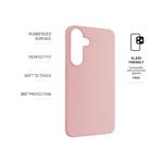 Zadný pogumovaný kryt FIXED Story pre Samsung Galaxy S25+, ružový