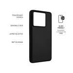 Zadný pogumovaný kryt FIXED Story pre Xiaomi 13T/13T Pro, čierny