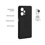 Zadný pogumovaný kryt FIXED Story pre Xiaomi Redmi Note 12 Pro+ 5G, čierny