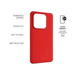 Zadný pogumovaný kryt FIXED Story pre Xiaomi Redmi Note 14 5G, červený