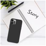 Zadný pogumovaný kryt FIXED Story pre Xiaomi Redmi Note 14 Pro 4G, čierny