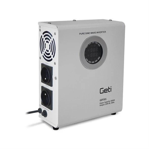 Záložný zdroj Geti GEP301A 300W na stenu (500VA)