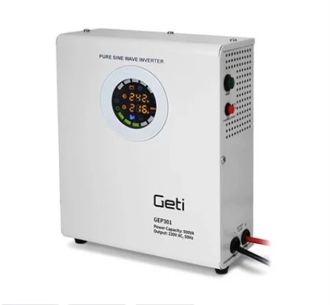 Záložný zdroj Geti GEP301A 300W na stenu (500VA)