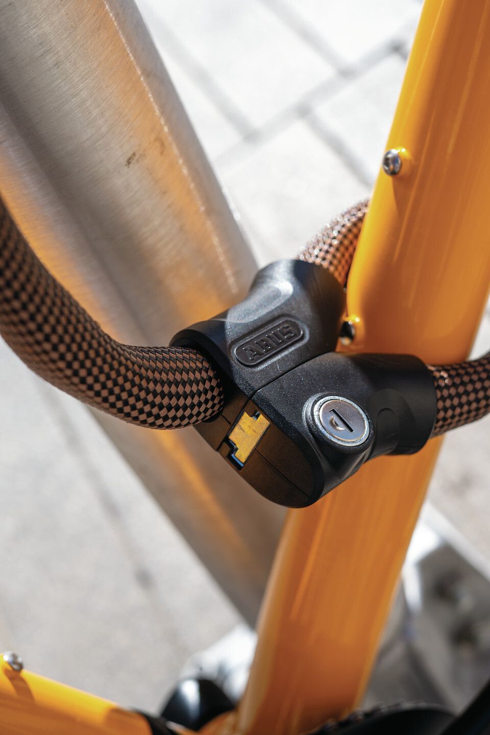 Zámek ABUS 1806/140 autumn orange INFINITY LOOP - oranžová