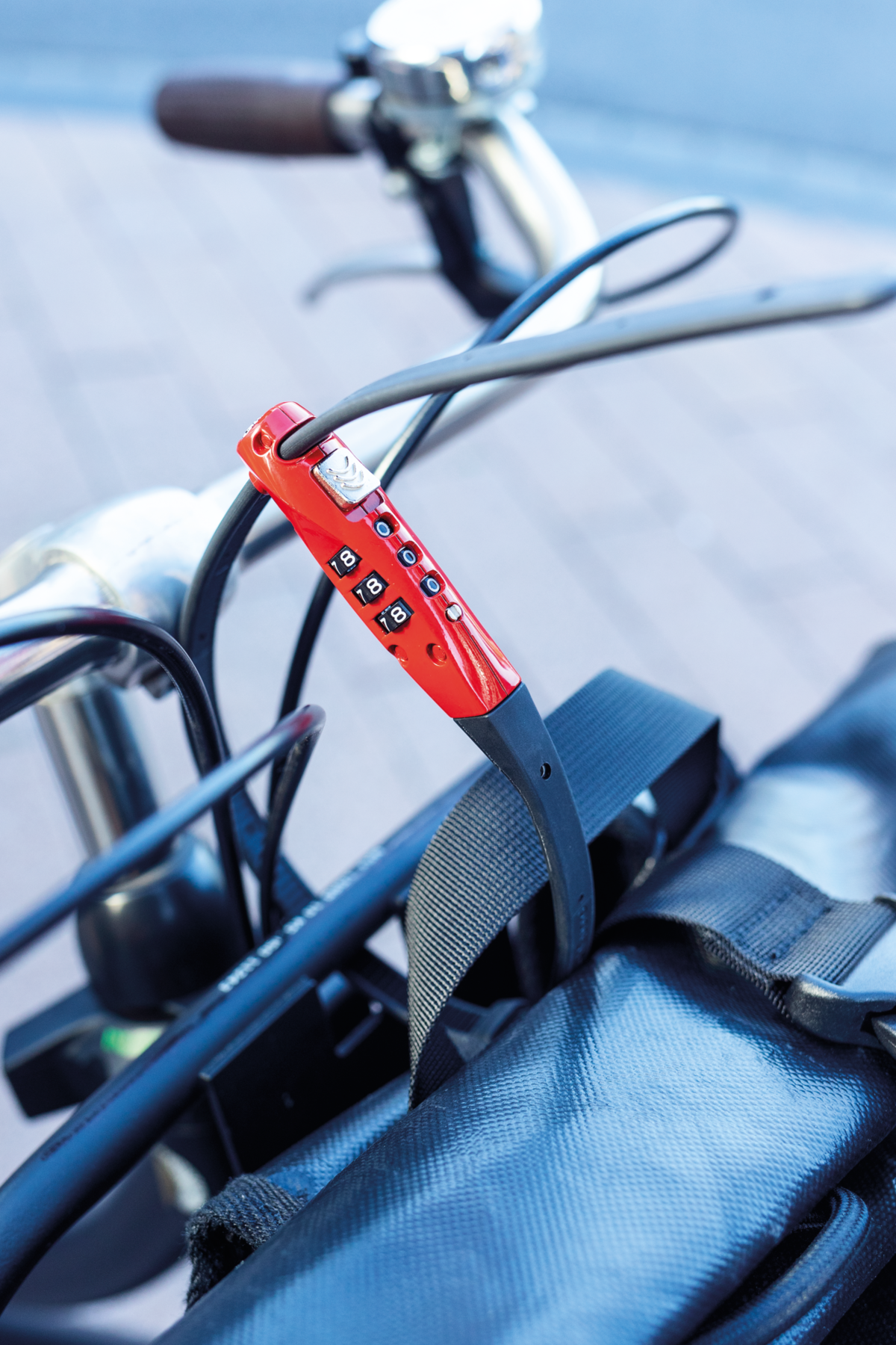 Zámek ABUS Combiflex TravelGuard - žlutý