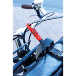 Zámok ABUS Combiflex TravelGuard - červený