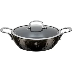 Zapekacia misa BerlingerHaus Shine Basalt Collection s titánovým vekom, 24 cm