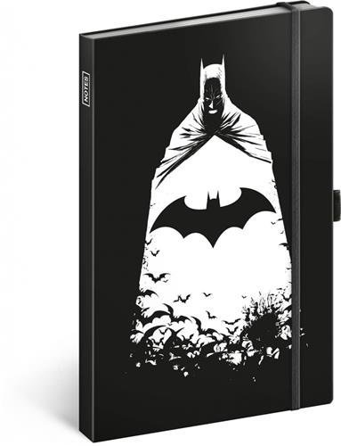 Zápisník Batman, linajkovaný, 13 × 21 cm