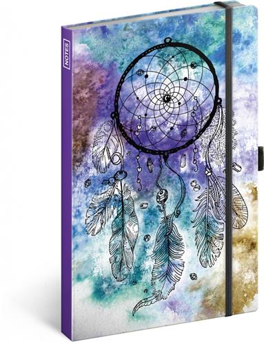 Zápisník Dreamcatcher, linajkovaný, 13 × 21 cm