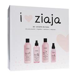 Ziaja Jeju dárková sada (šampon Jeju 300 ml + sprchový gel Jeju 300 ml + obličejová mlha Jeju 200 ml + kondicionér ve spreji Jeju 