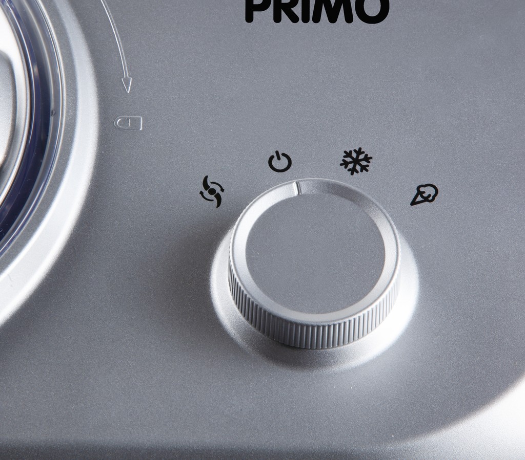 Zmrzlinovač PRIMO PR406IM s kompresorom, strieborný
