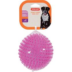 Zolux BALL SPIKE TPR POP 13cm s tŕňmi ružová