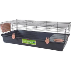 Zolux Klec pro hlodavce EHOP 120cm šedá/růžová s výbavou