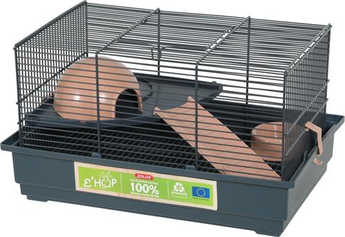 Zolux Klec pro myši EHOP 40cm šedá/růžová s výbavou