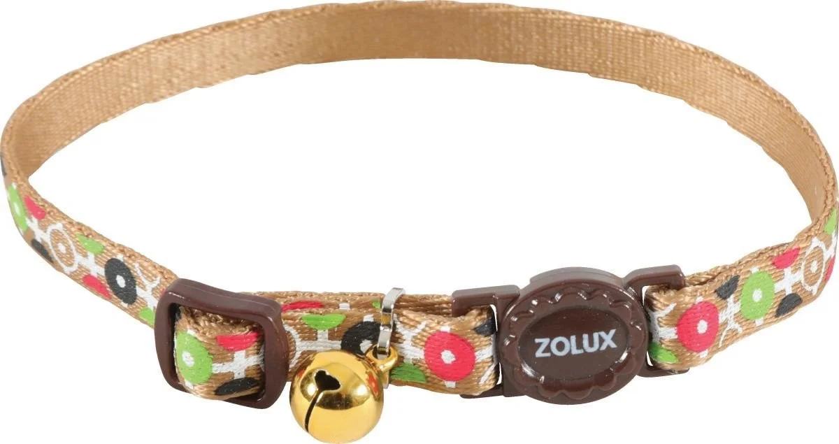 Zolux Obojek pro kočky ARROW nylon čokoládový