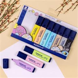Zvýrazňovače STAEDTLER "Textsurfer Classic Pastel", sada 10 rôznych farieb, 1-5 mm