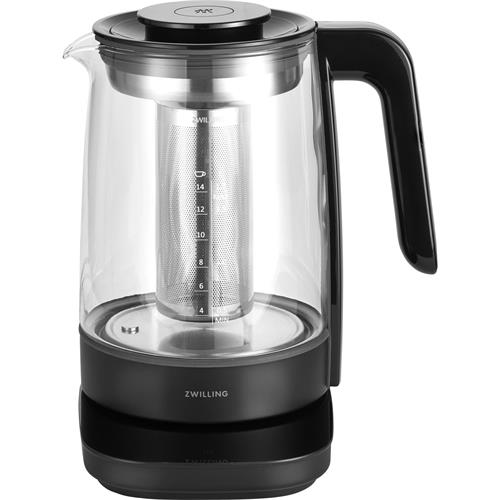 Zwilling Enfinigy Skleněná rychlovarná konvice, 1,7 l, černá