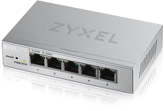 ZYXEL GS1200-5, Desktop Gigabit Web Smart switch,5xGLAN